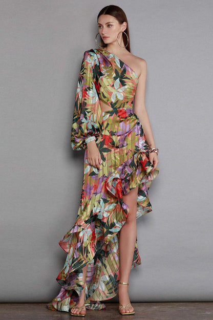 Asfrid Printed Stylish Maxi Dress