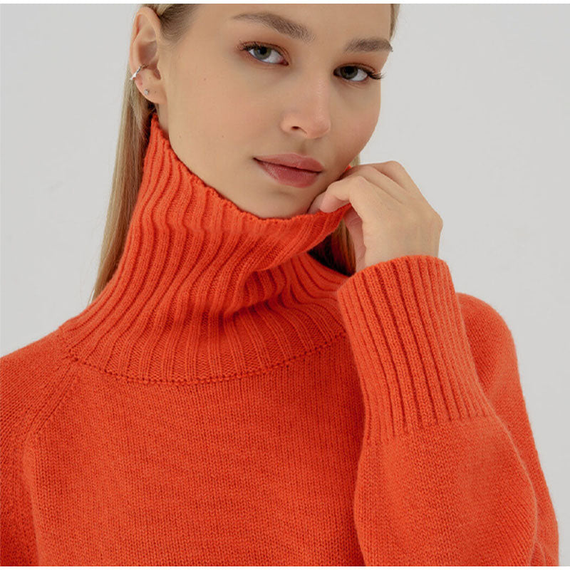 Renee Turtleneck Raglan Sleeves Women Sweater