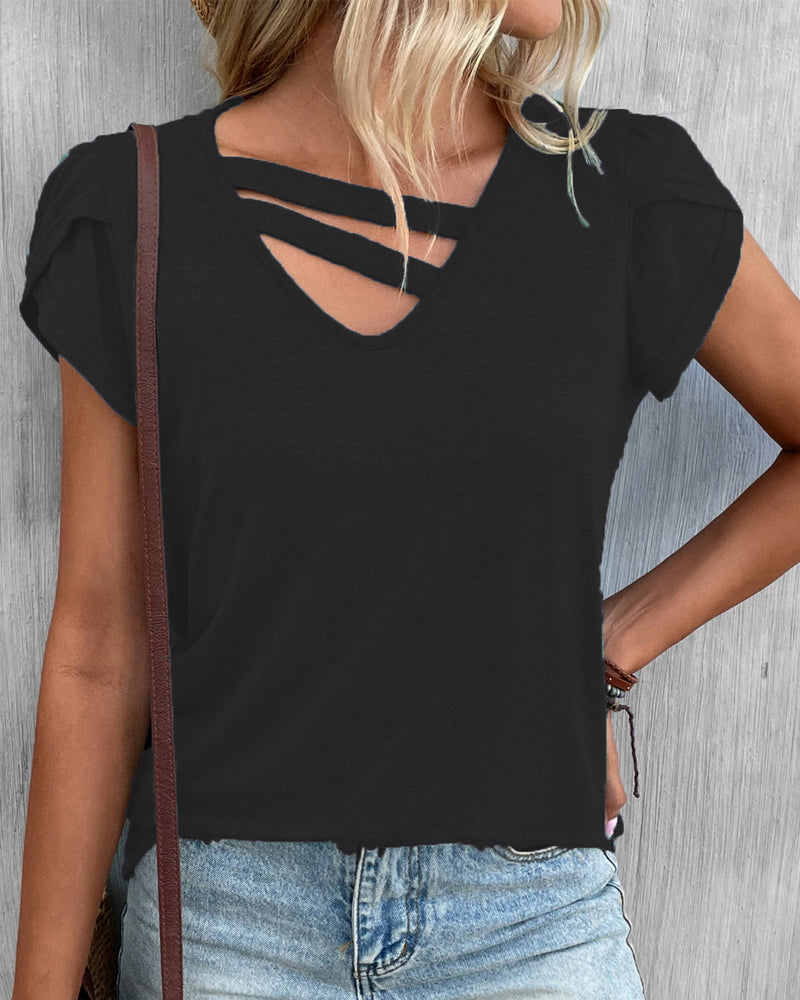 V-neck T-shirt