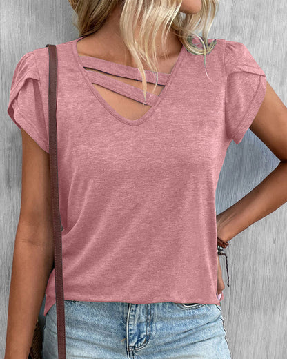 V-neck T-shirt