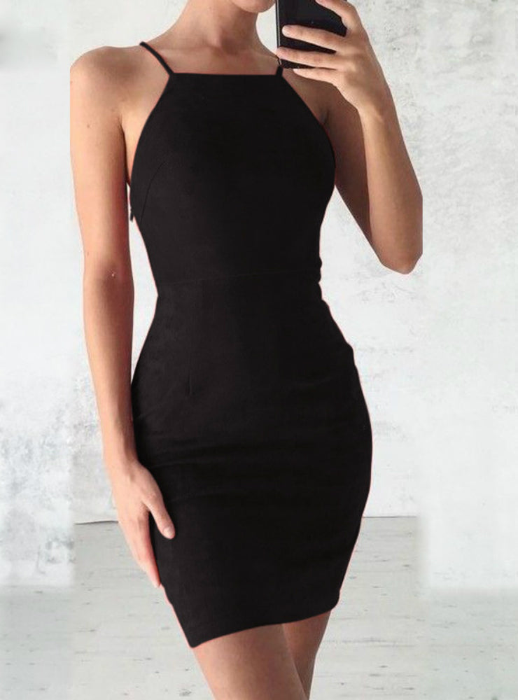 Slim Bodycon Club Wear Dress - Sleeveless