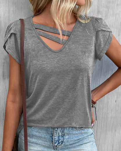 V-neck T-shirt