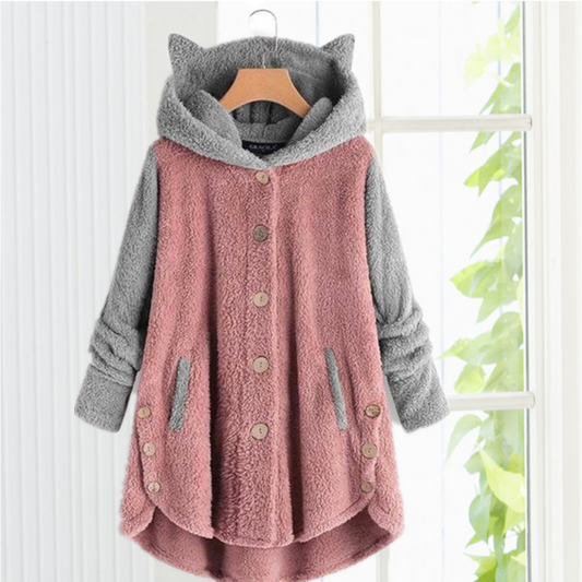 with Coat Cat Hooded Ears