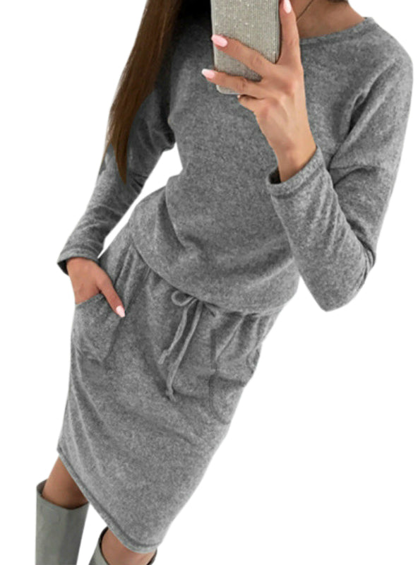 Women's Knit Sweater Dress for Autumn