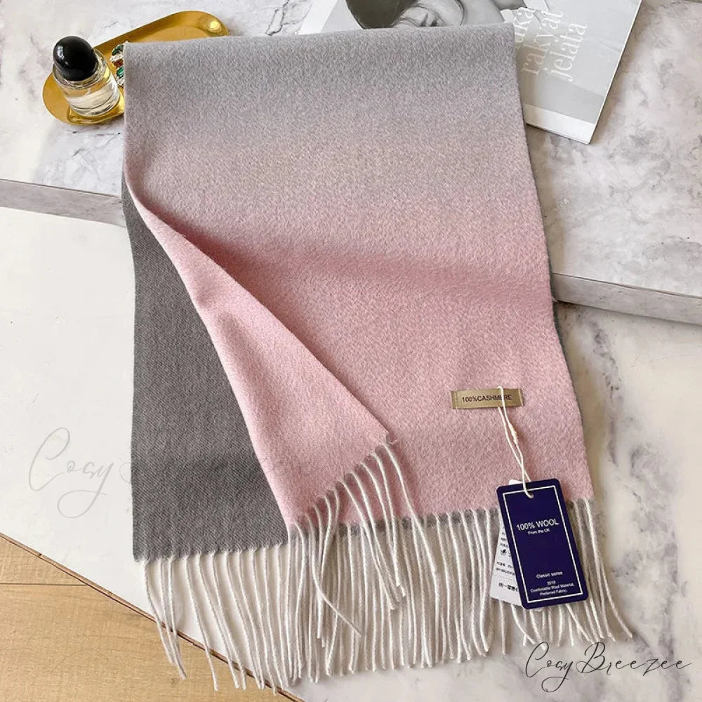 100% Cashmere Winter Pashmina Wool Scarf scarf-241228