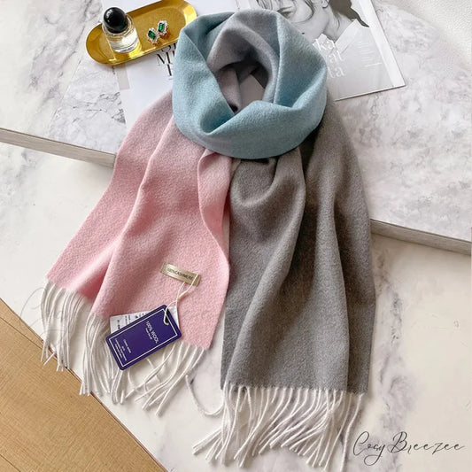 100% Cashmere Winter Pashmina Wool Scarf Multi Color1 scarf-241228