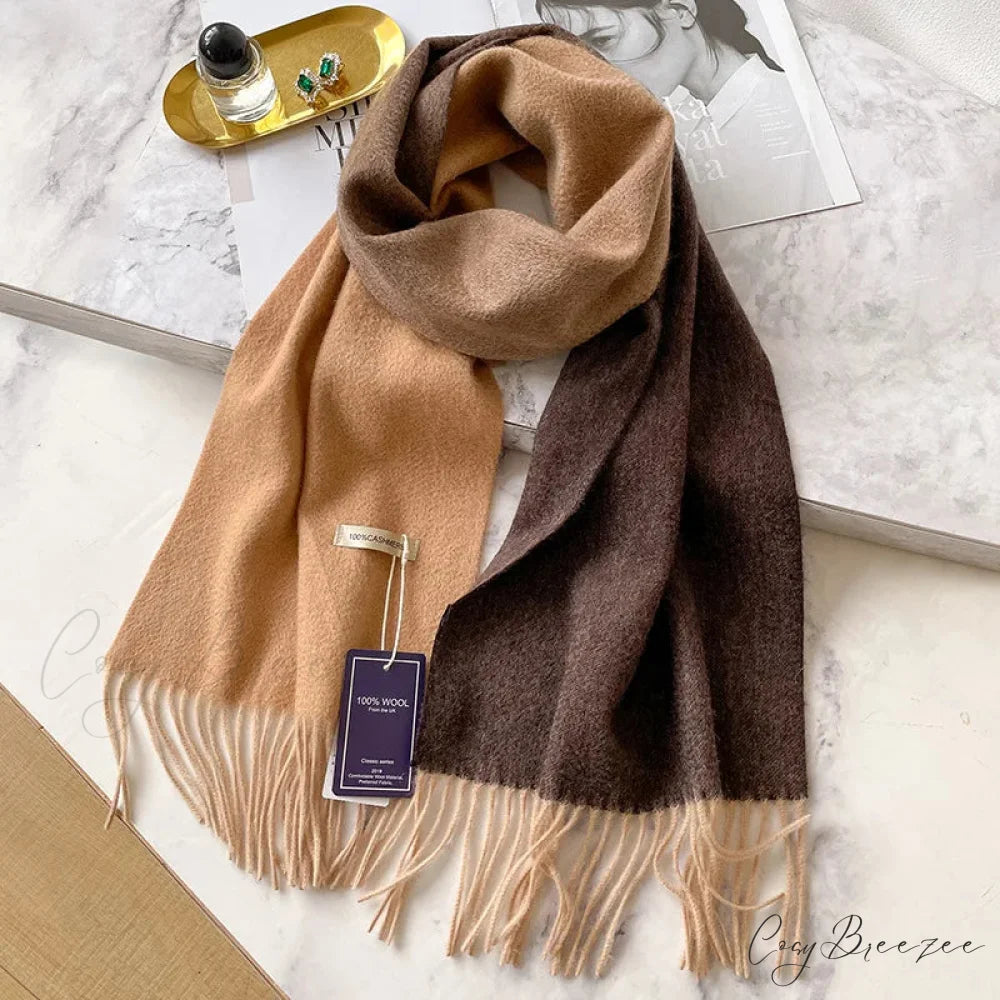100% Cashmere Winter Pashmina Wool Scarf Multi Color3 scarf-241228