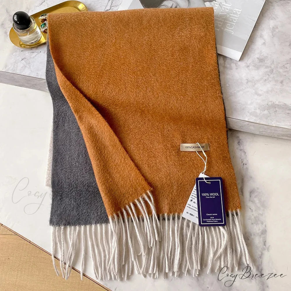 100% Cashmere Winter Pashmina Wool Scarf Multi Color5 scarf-241228