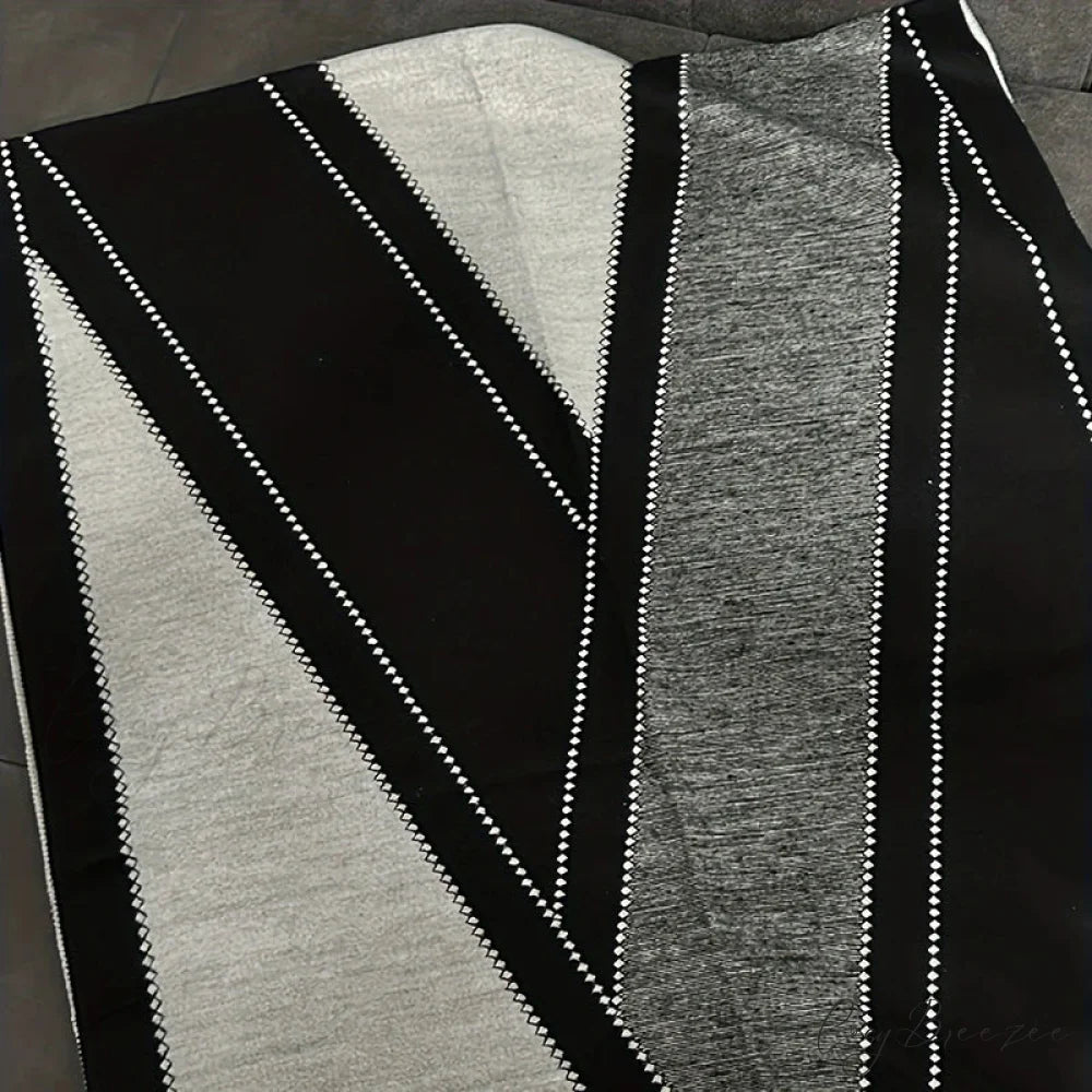 100% Cotton Fashion Cashmere Scarf black