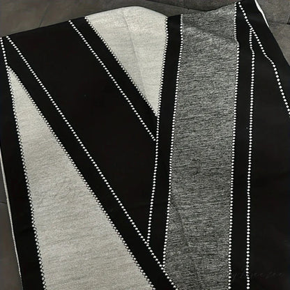 100% Cotton Fashion Cashmere Scarf black