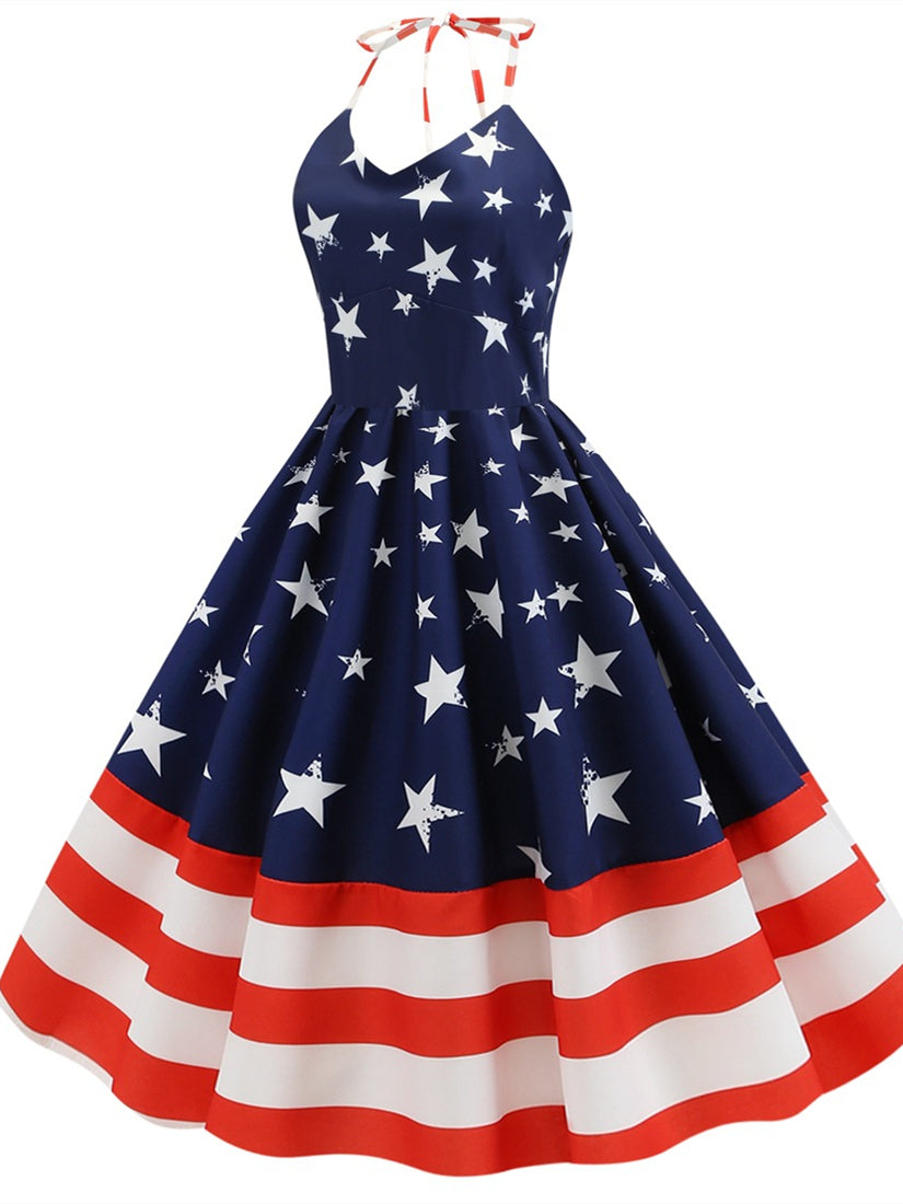 American Sun Dress - Summer Casual 4th of July Outfit