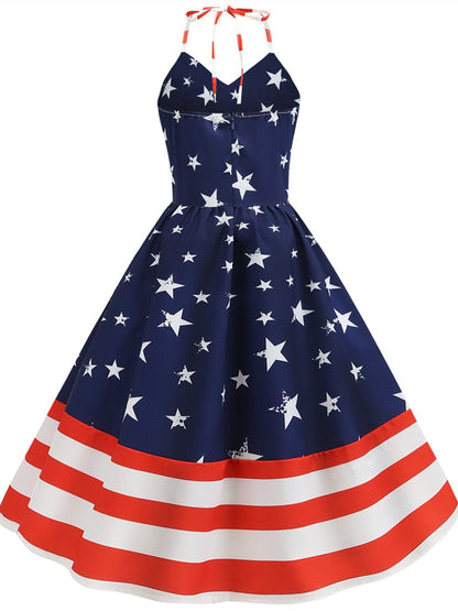 American Sun Dress - Summer Casual 4th of July Outfit