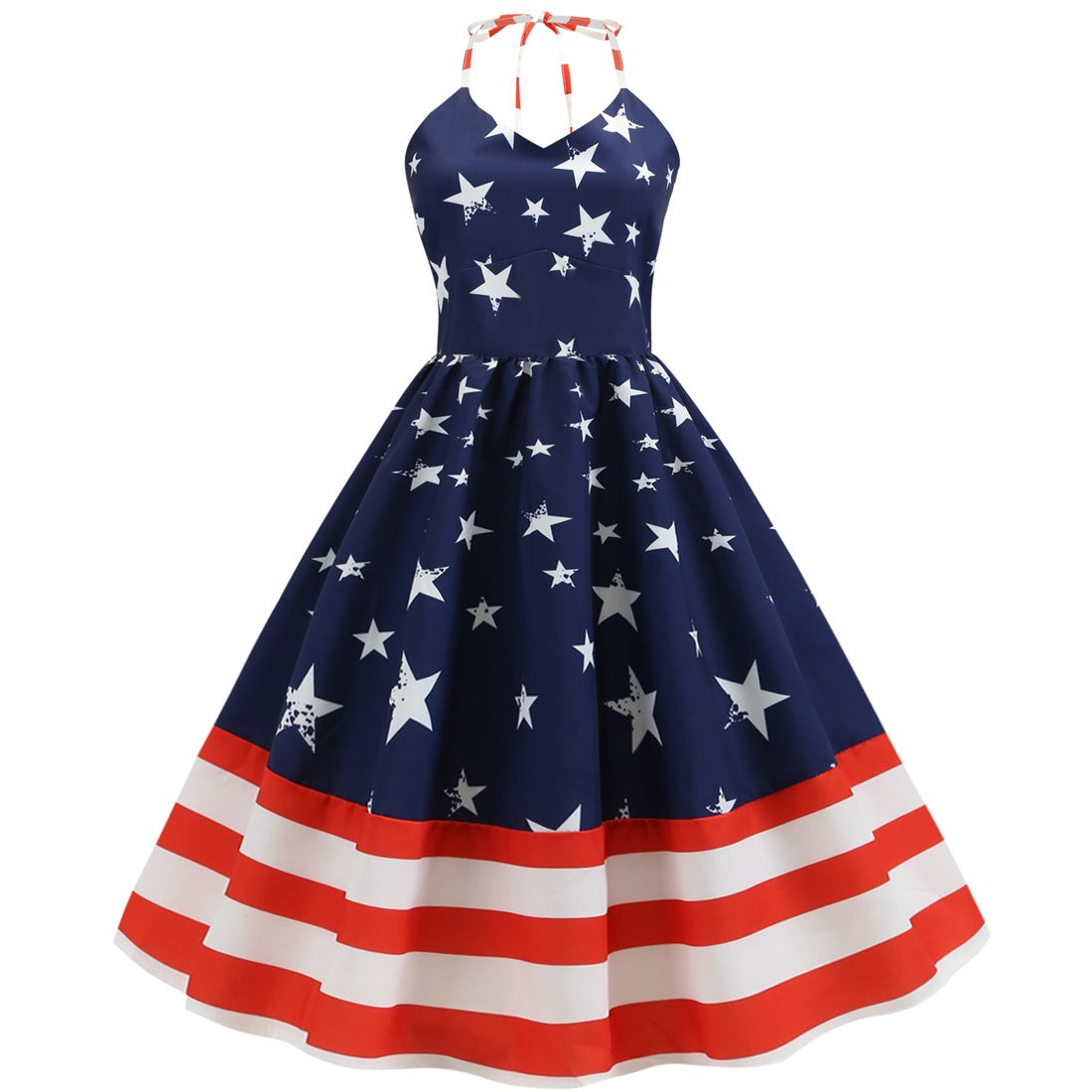 American Sun Dress - Summer Casual 4th of July Outfit