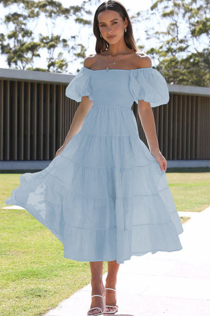 Anne Elegant Tiered Dress