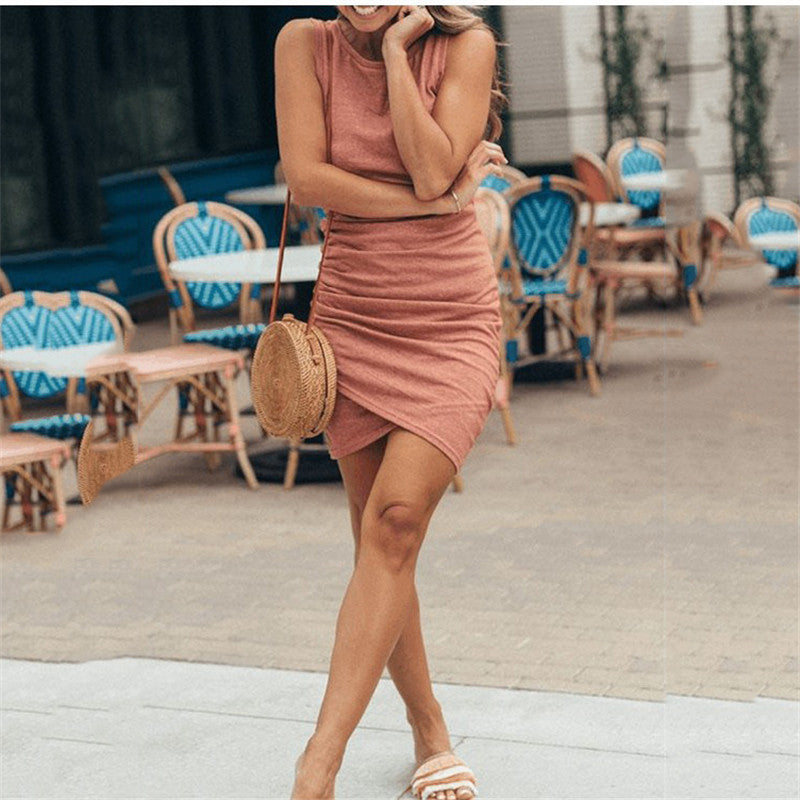 Ruched Side Bodycon Dress