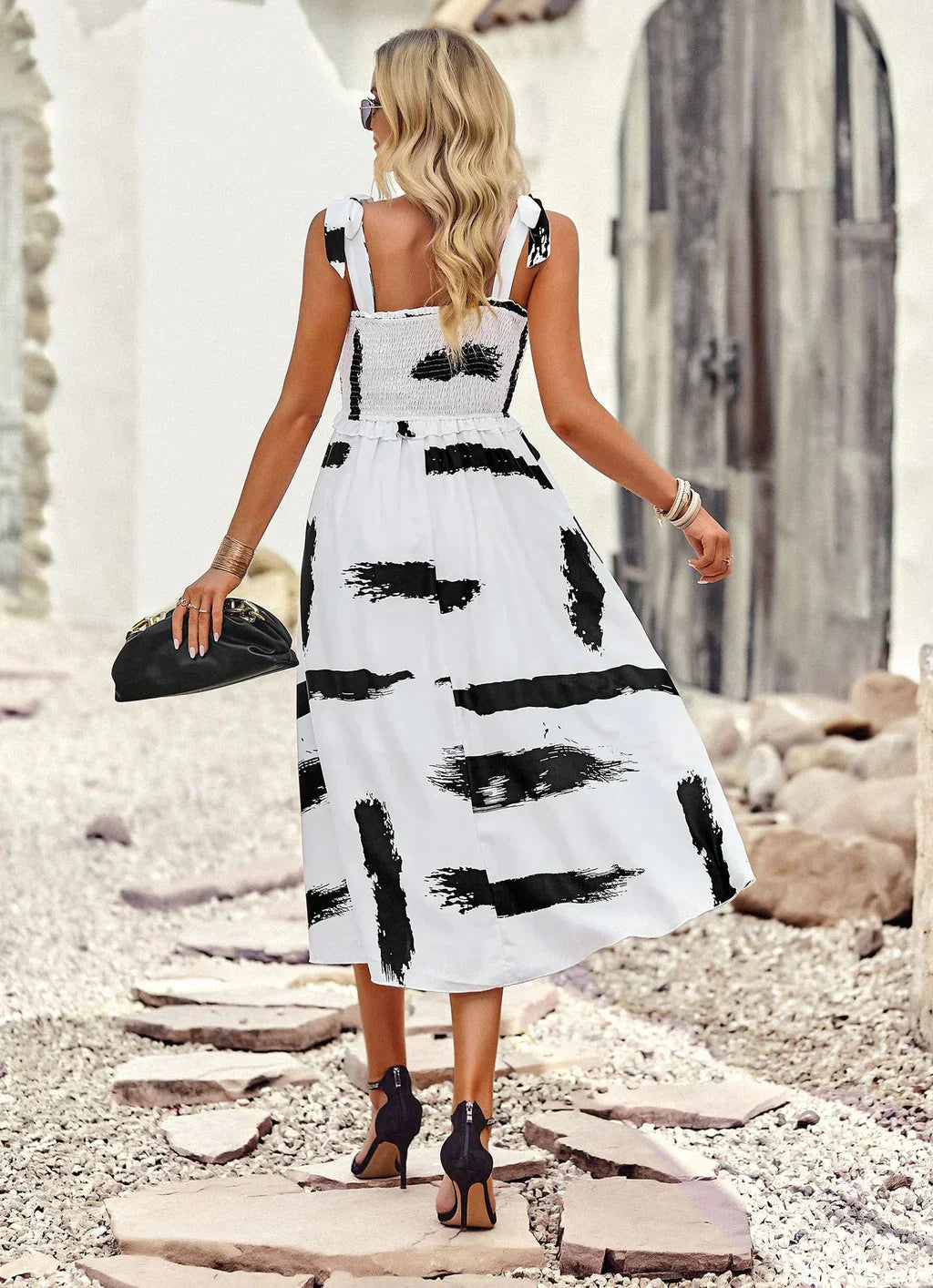 Summer Printed Maxi Sling Dress