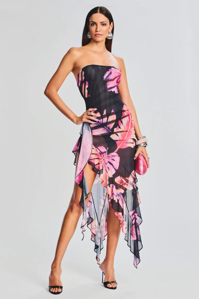 Atlas Tropical Stylish Leaf Dress