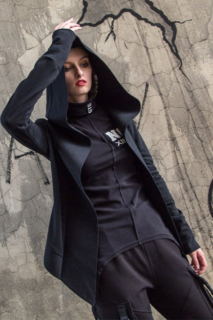 Oversized Hooded Cape Hoodie