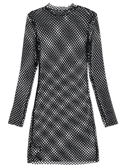 Sheer - Gown Bodycon Fun Long Sleeve