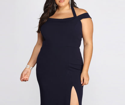 Cosybreezee - Adelina Formal Halter Crepe Dress