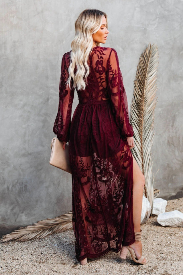 Boho Lace Stylish Maxi Dress