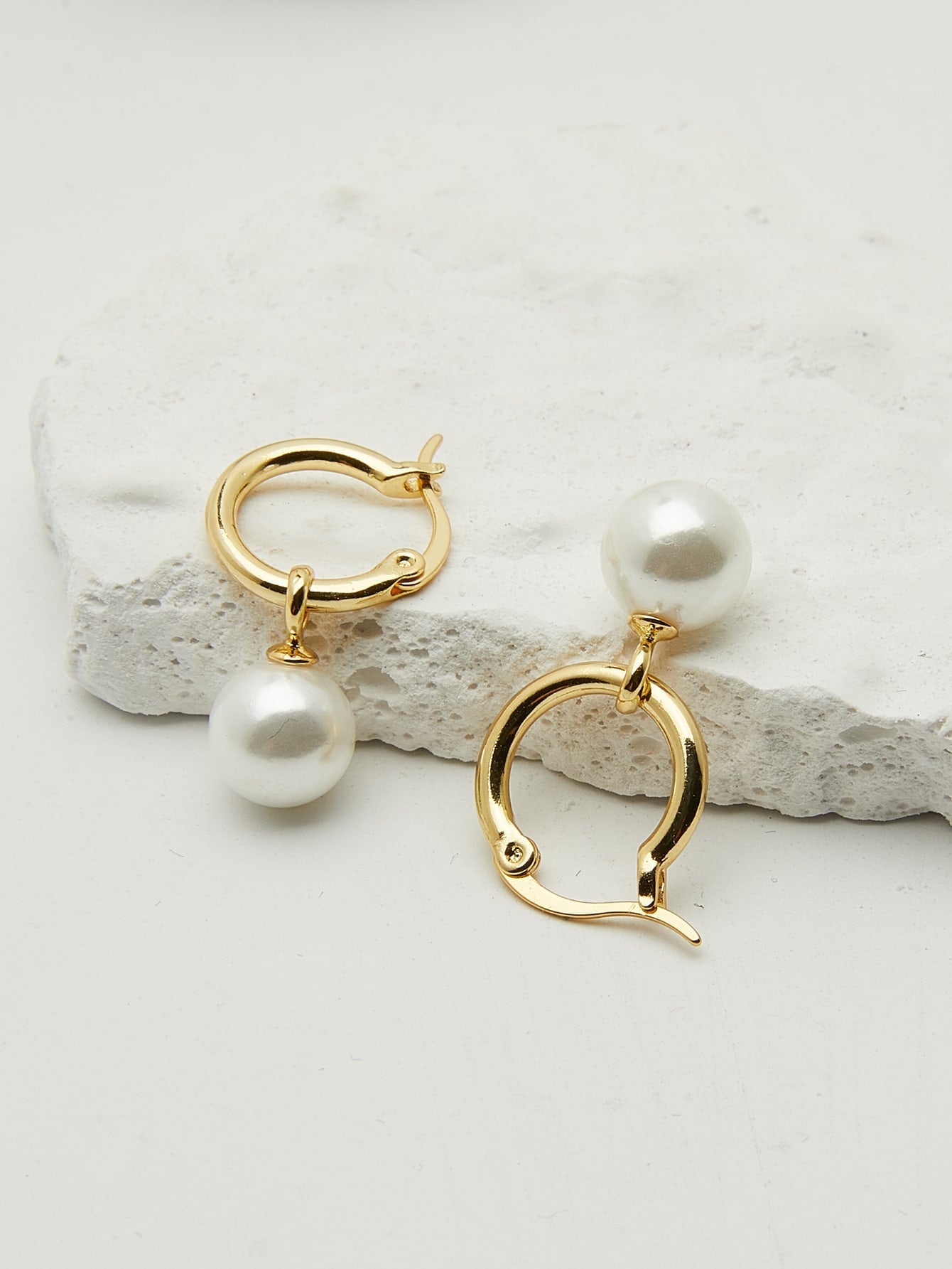 1pc Faux Pearl Drop Earrings