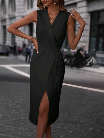 Solid Wrap Knot Side Dress