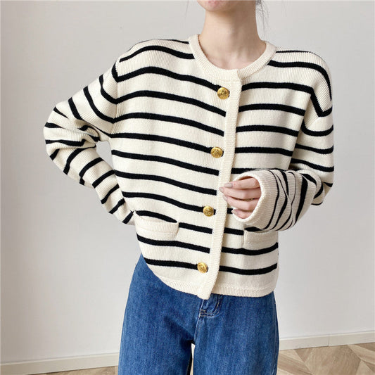 Cosybreezee - Carrie Vintage Striped Women Sweater