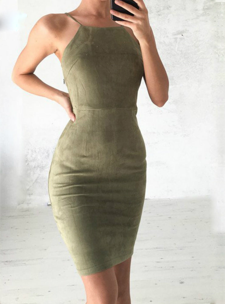 Slim Bodycon Club Wear Dress - Sleeveless