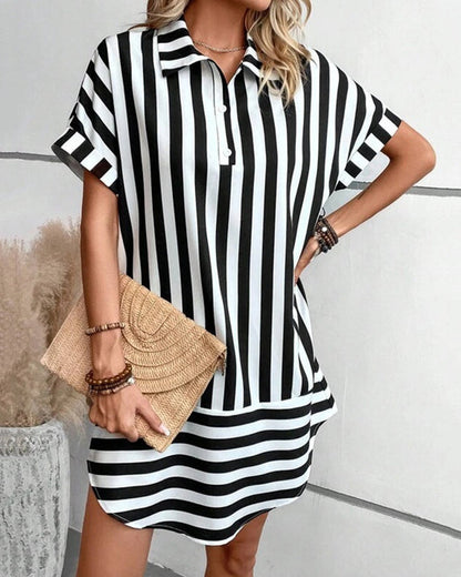 Stripe Print Dress