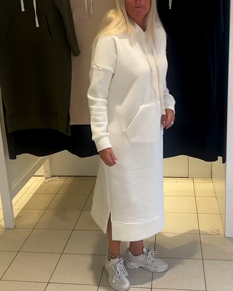 White Hooded Dress