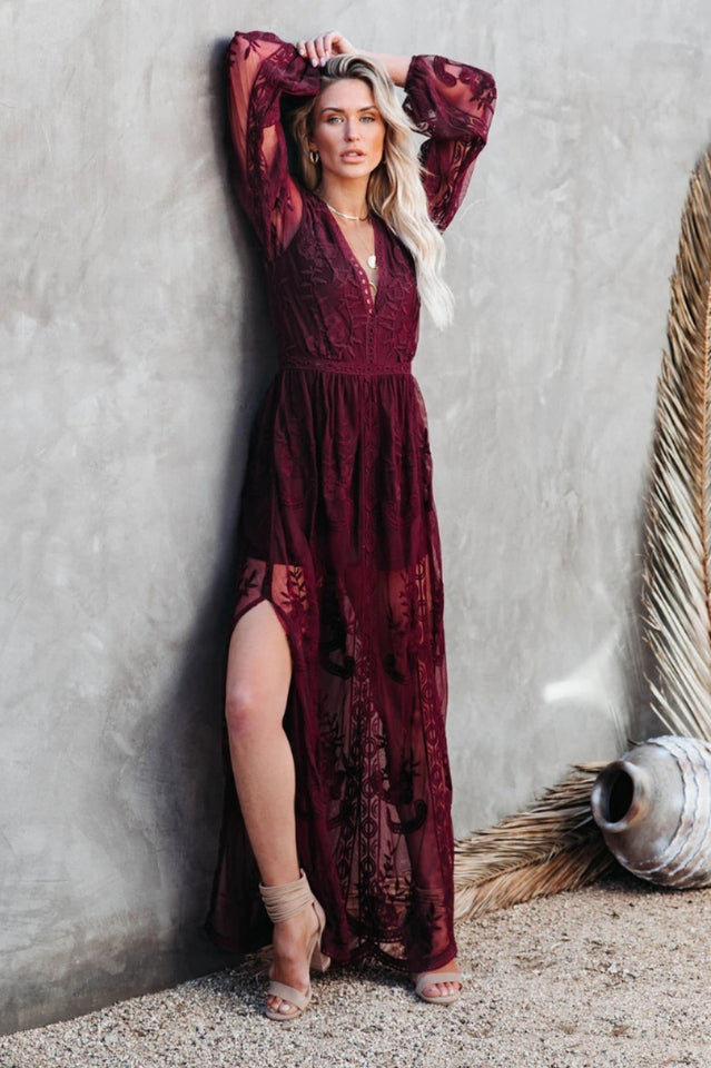 Boho Lace Stylish Maxi Dress