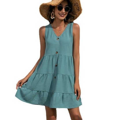 V-Neck Boho Beach Sexy Dresses