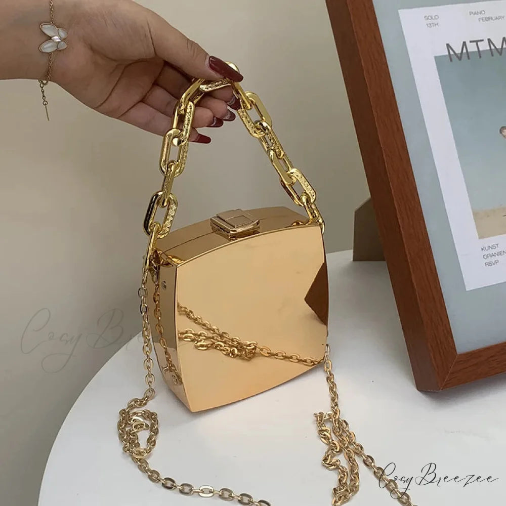 2022 Trend Designer PVC Box Clutch clutchbag-250126