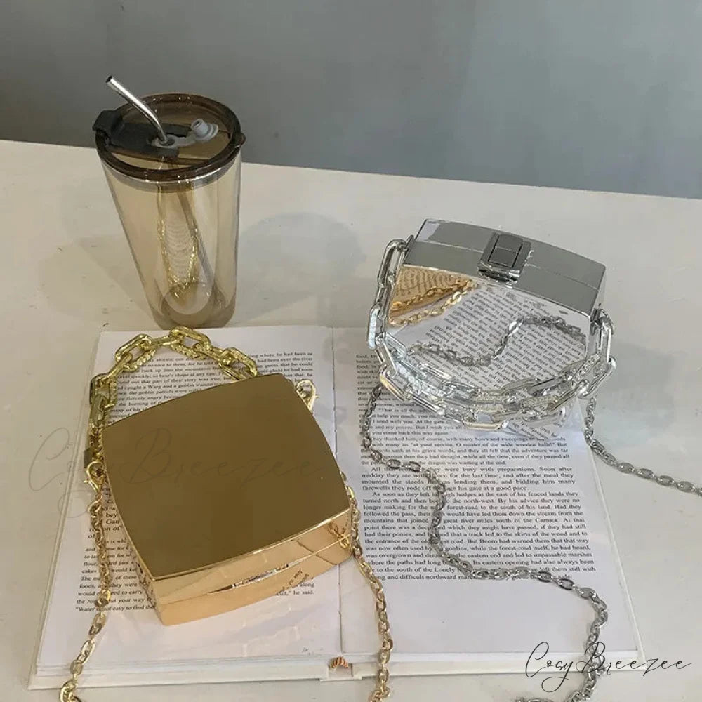 2022 Trend Designer PVC Box Clutch clutchbag-250126