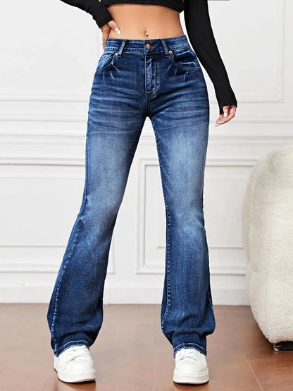 2024 Fall Fashion Stretch Denim High Waist Casual For Women Female Clothing S-2XL Drop Shipping Jean