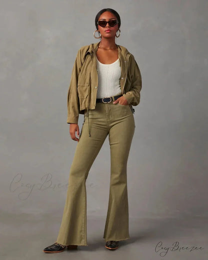 2024 Fashion Flare Women Streetwear 90s Vintage Wide Leg Denim Pantalones Mujer Pantalon Femme Camel Clothes Jean Camel