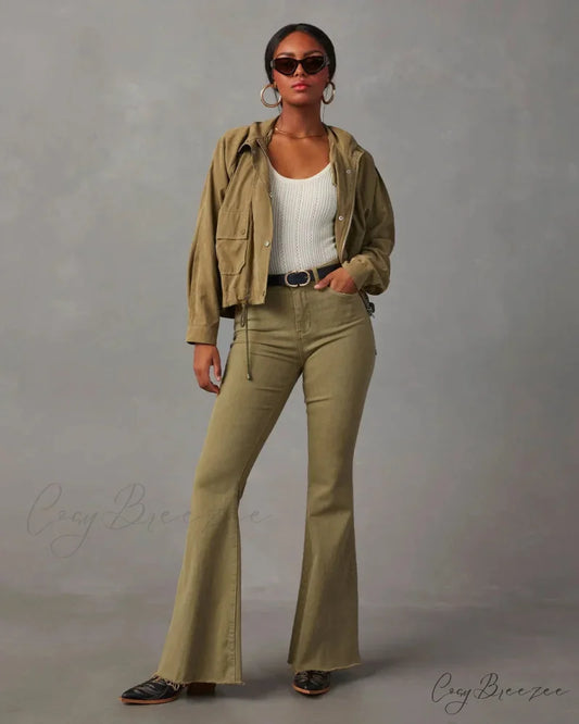 2024 Fashion Flare Women Streetwear 90s Vintage Wide Leg Denim Pantalones Mujer Pantalon Femme Camel Clothes Jean Camel