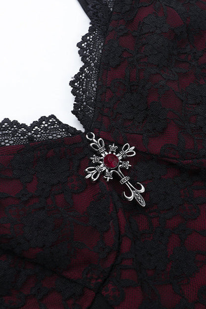 Dark Lace Sexy Slim Corset
