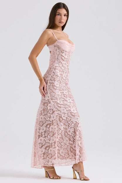 Azzurra Rose Stylish Lace Dress