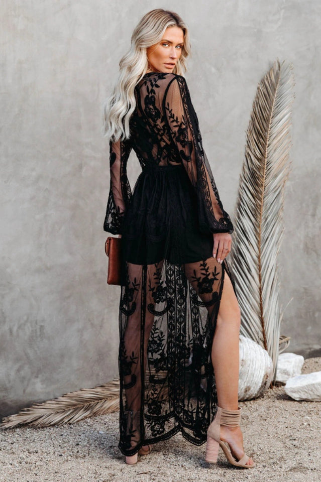 Boho Lace Stylish Maxi Dress