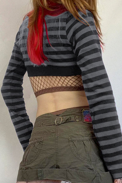Striped Casual Loose T-Shirt