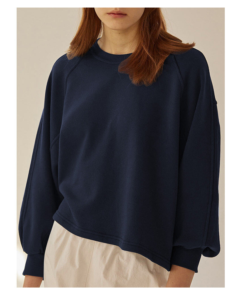 Cosybreezee - Adriana Woman Loose Short Lantern Sleeve Sweater