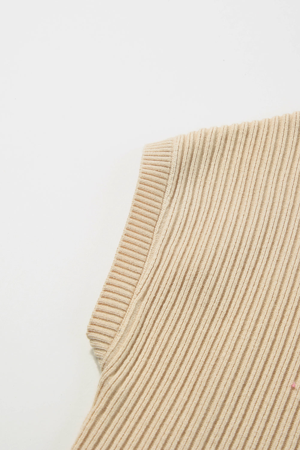 Arm Oatmeal Brief Knit Patch Ribbed with Sweater Pocket