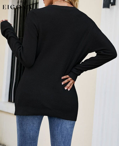 Cosybreezee - Twisted Round Neck Sweater