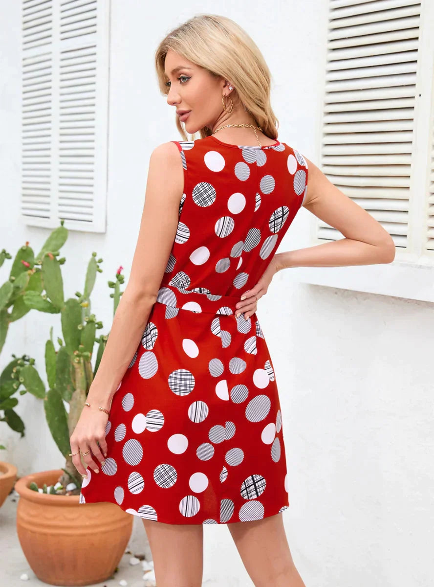 Vintage Polka-Dot Party Dress