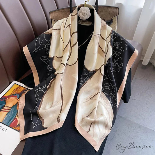 30 Colors Twill Silk Hijab Scarf scarf-241228
