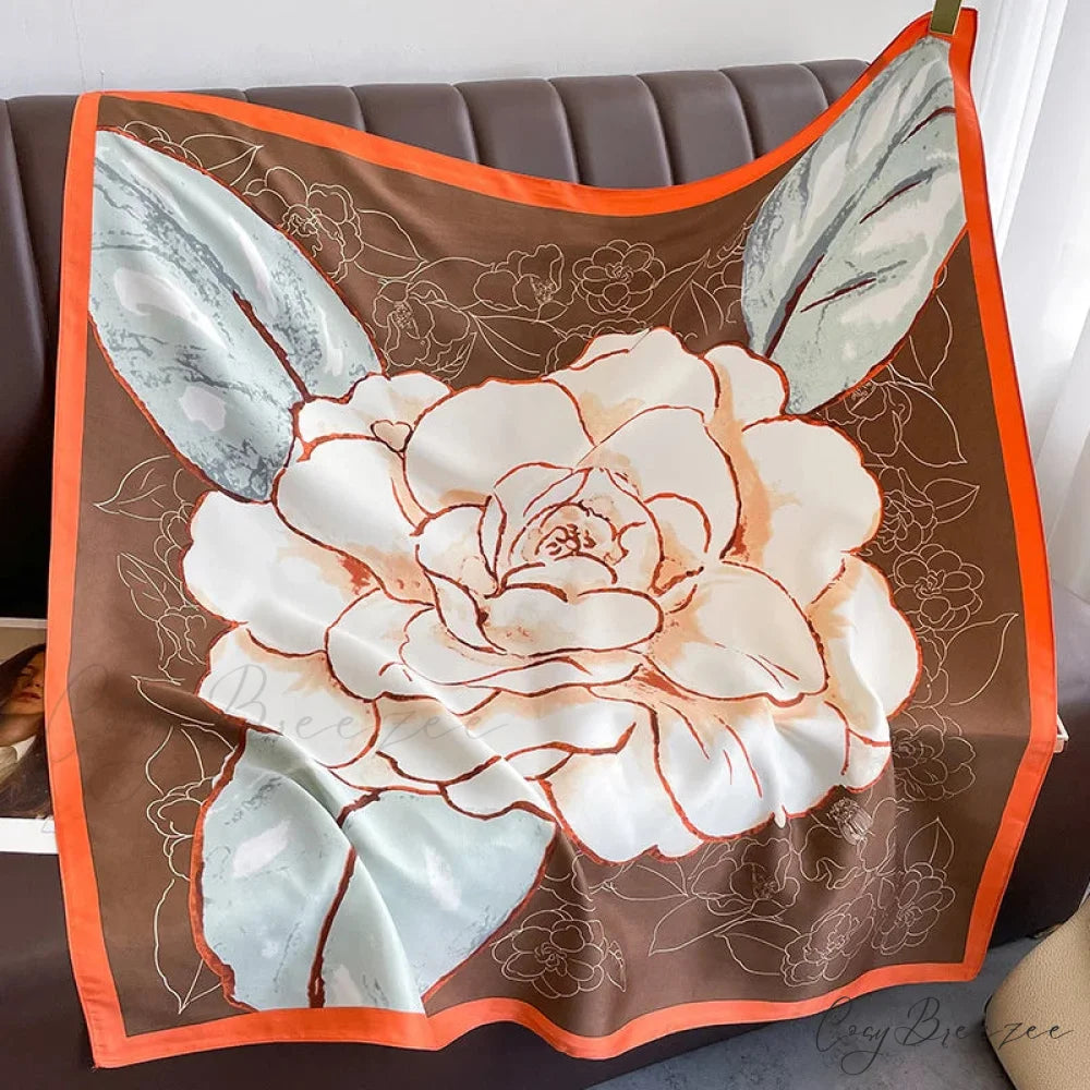 30 Colors Twill Silk Hijab Scarf scarf-241228