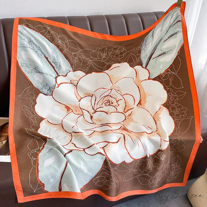30 Colors Twill Silk Hijab Scarf scarf-241228