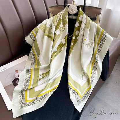 30 Colors Twill Silk Hijab Scarf Color26 / One Size scarf-241228